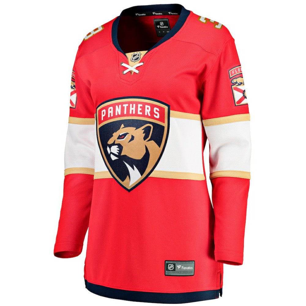 Seth Jones Florida Panthers Fanatics Women's Home Breakaway Player Jersey - Red | NHL Jerseys