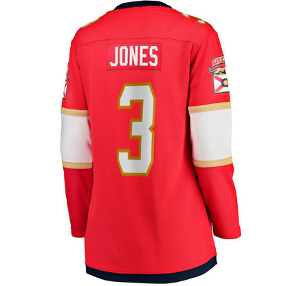 Seth Jones Florida Panthers Fanatics Women's Home Breakaway Player Jersey - Red | NHL Jerseys