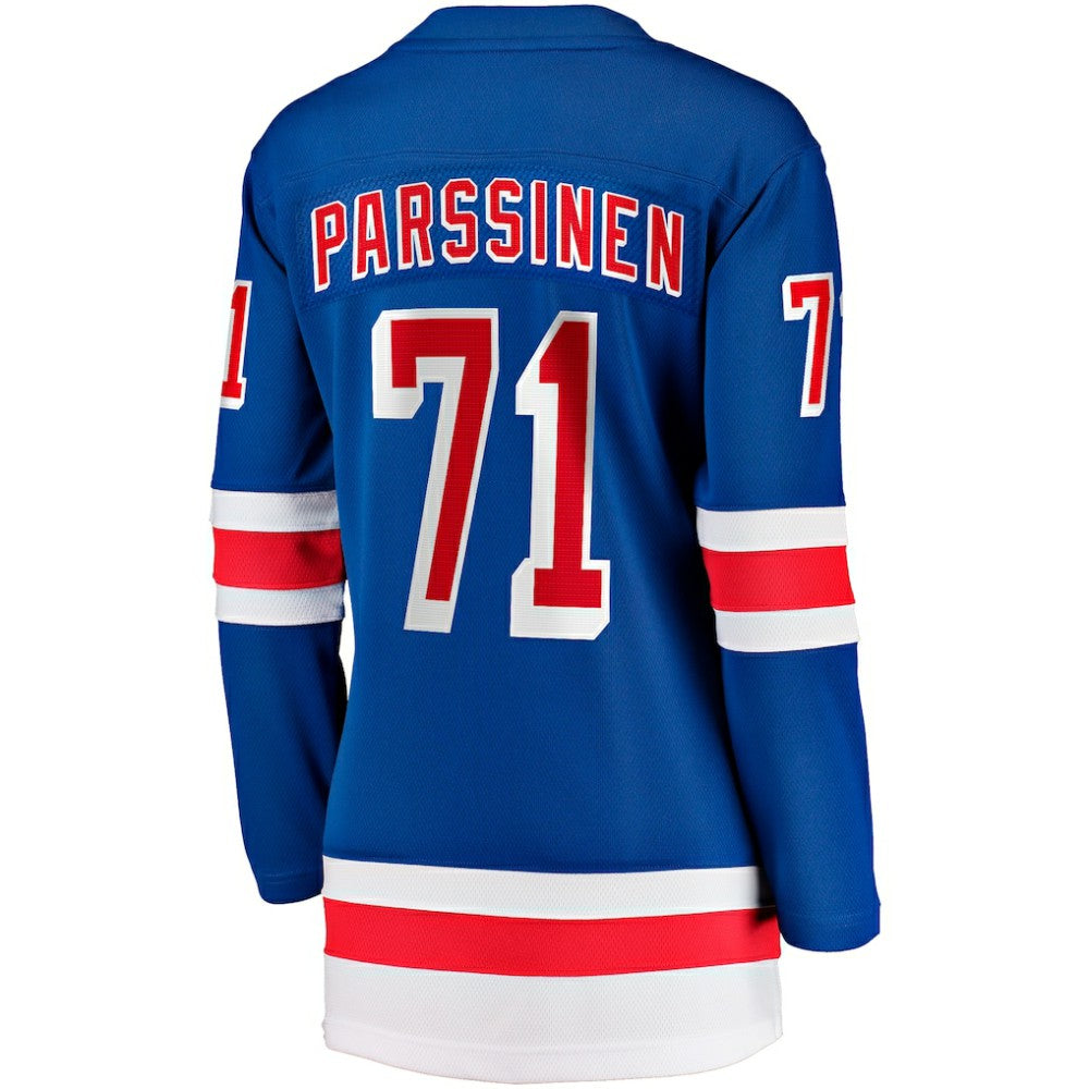 Juuso Parssinen New York Rangers Fanatics Women's Home Breakaway Player Jersey Blue