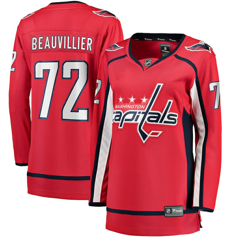 Anthony Beauvillier Washington Capitals Fanatics Women's Home Breakaway Player Jersey Red