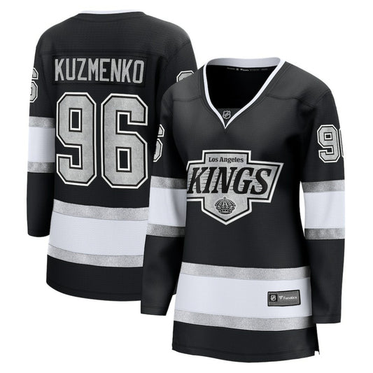 Andrei Kuzmenko Los Angeles Kings Fanatics Women's Home Breakaway Player Jersey - Black | NHL Jerseys