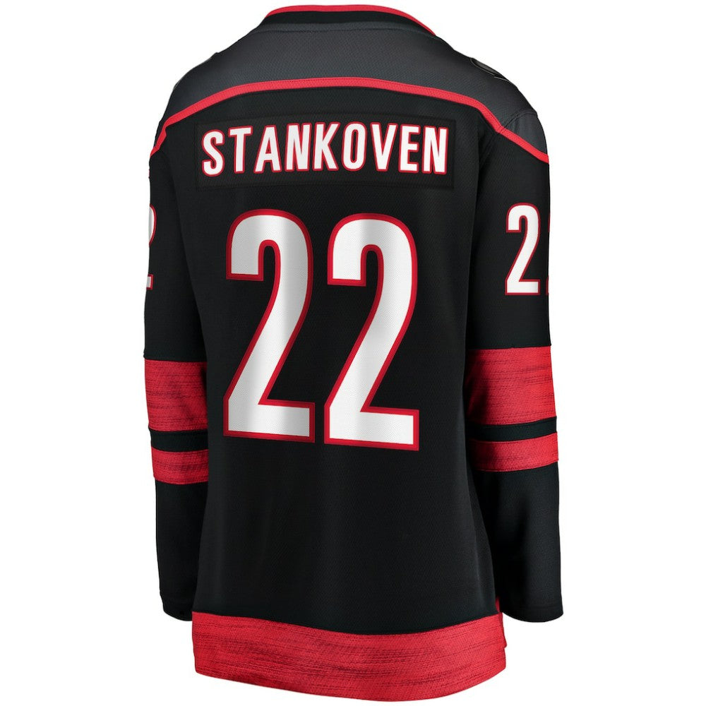 Logan Stankoven Carolina Hurricanes - Fanatics Women's Home Breakaway Player Jersey Black