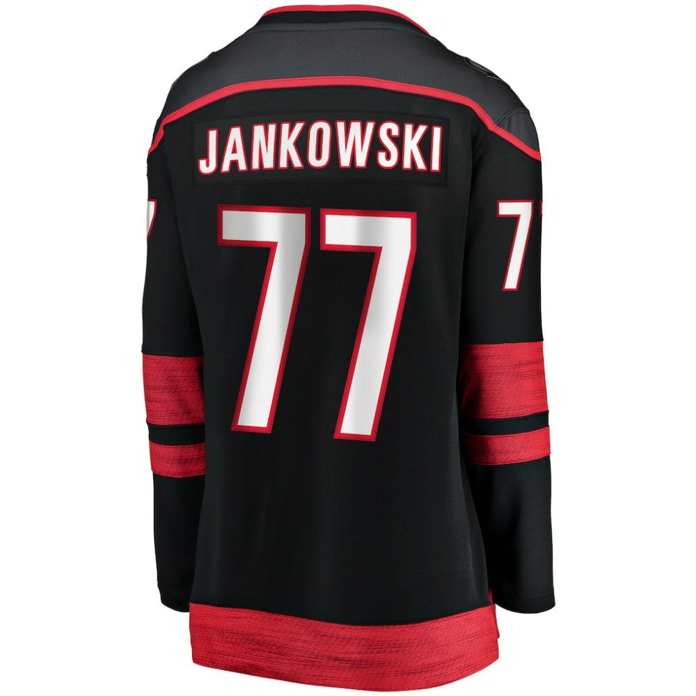 Mark Jankowski Carolina Hurricanes Fanatics Women's Home Breakaway Player Jersey - Black | NHL Jerseys