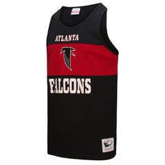 Atlanta Falcons Retro Colorblock Tank Top Black - Mitchell & Ness