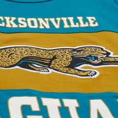 Jacksonville Jaguars Retro Colorblock Tank Top Teal - Mitchell & Ness
