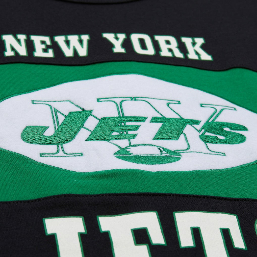 New York Jets Retro Colorblock Tank Top Black - Mitchell & Ness