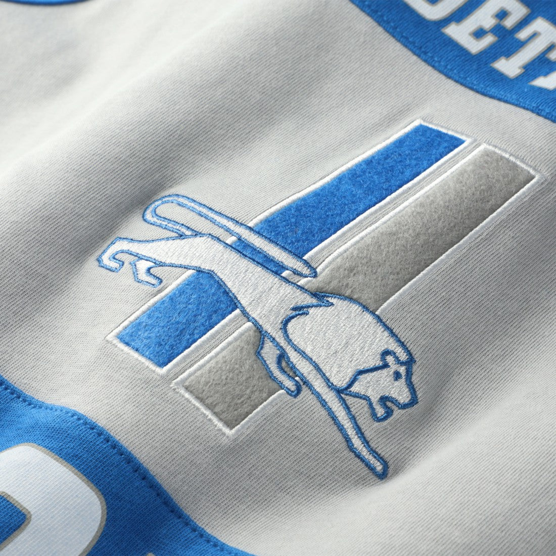 Detroit Lions Retro Colorblock Tank Top Blue - Mitchell & Ness
