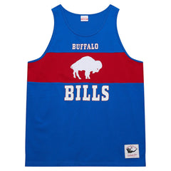 Buffalo Bills Retro Colorblock Tank Top Royal - Mitchell & Ness