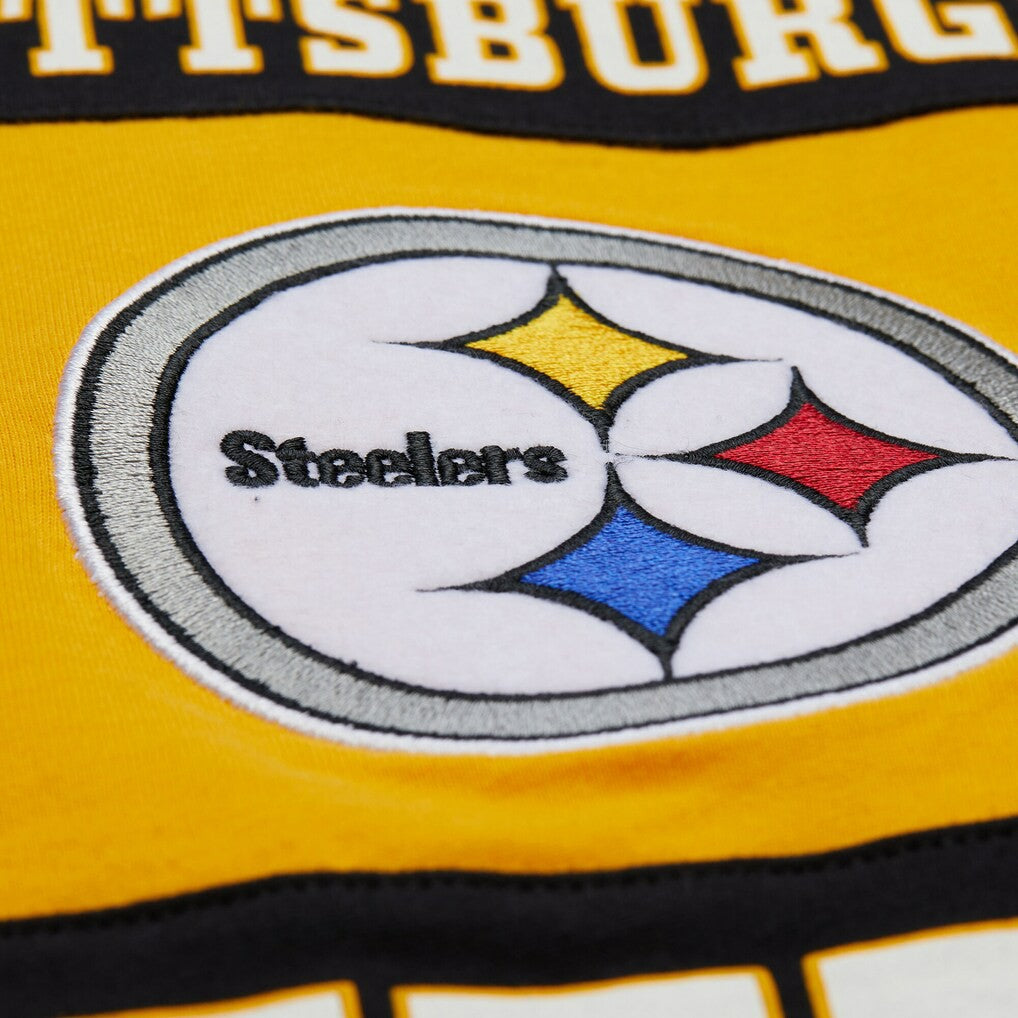 Pittsburgh Steelers Retro Colorblock Tank Top Black - Mitchell & Ness