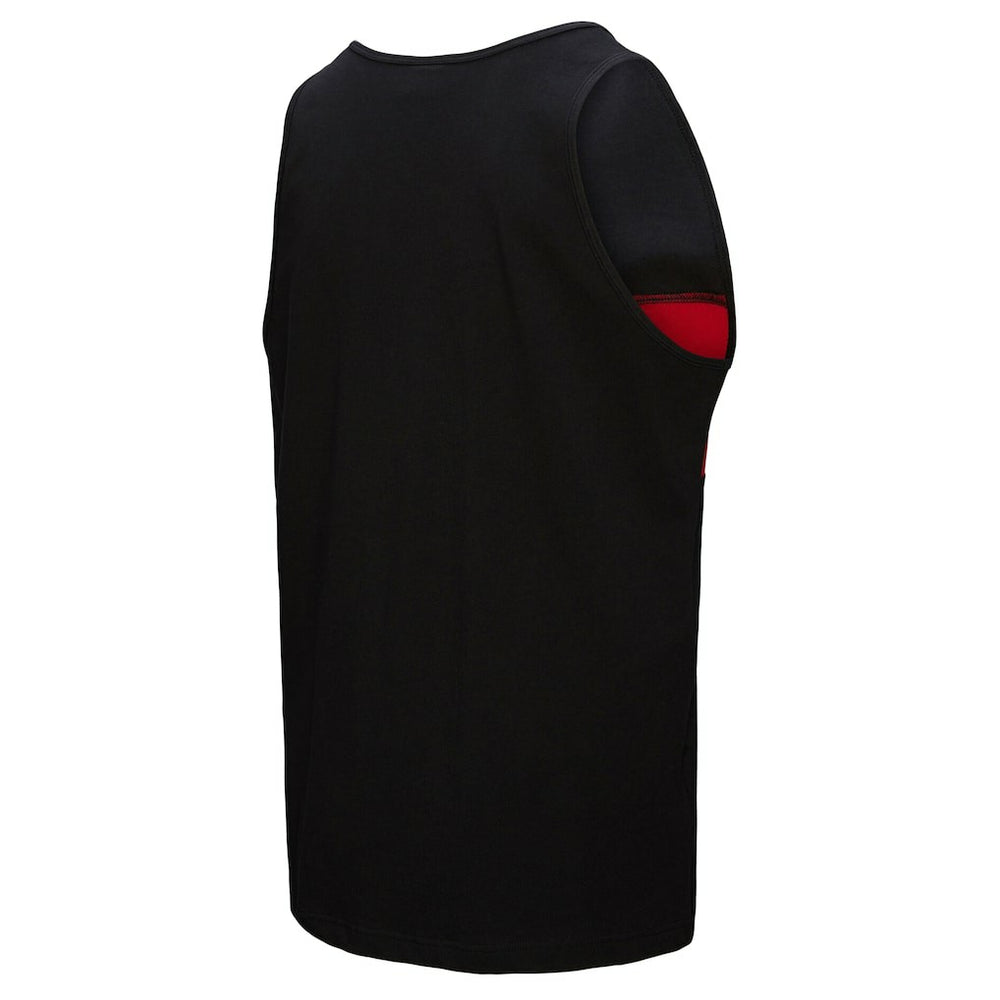 San Francisco 49ers Retro Colorblock Tank Top Black - Mitchell & Ness