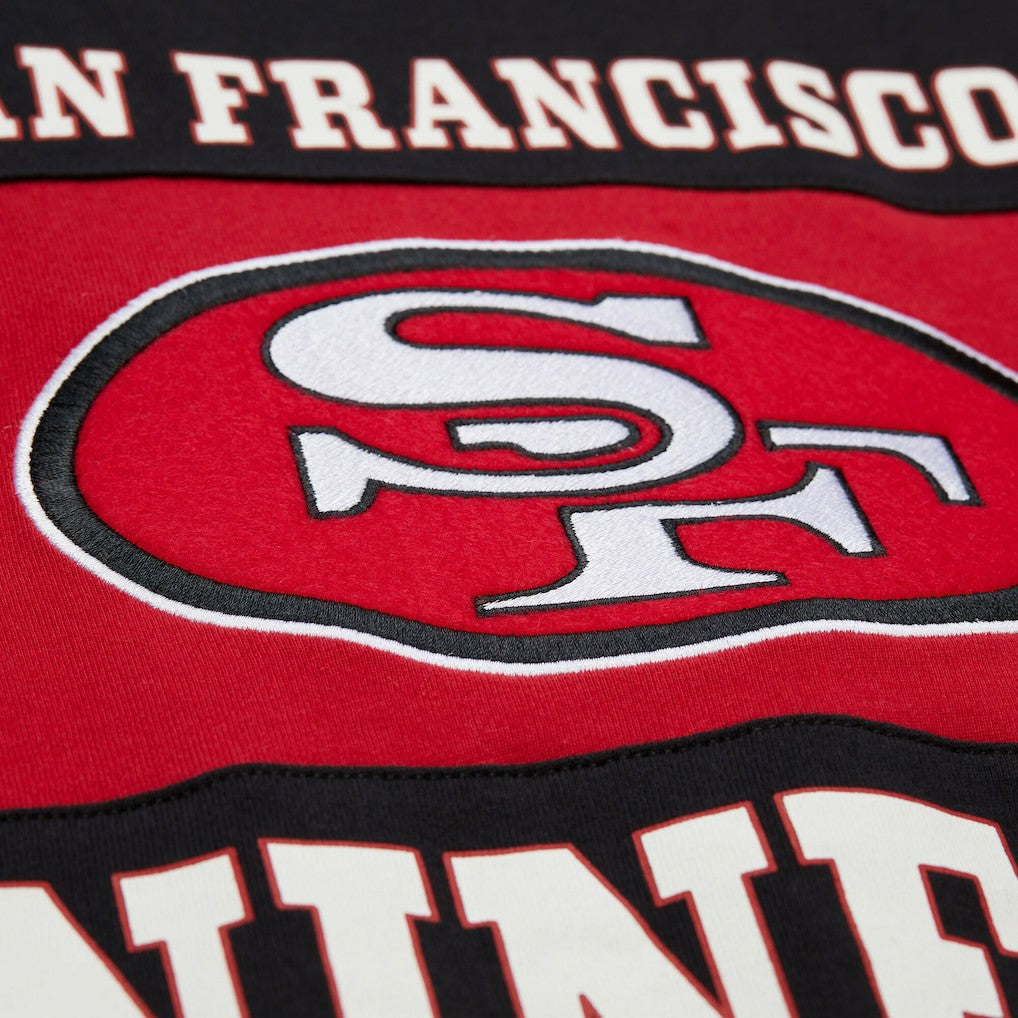 San Francisco 49ers Retro Colorblock Tank Top Black - Mitchell & Ness