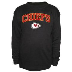 Kansas City Chiefs Big & Tall Thermal Long Sleeve Crew Neck T-Shirt Black - Fanatics