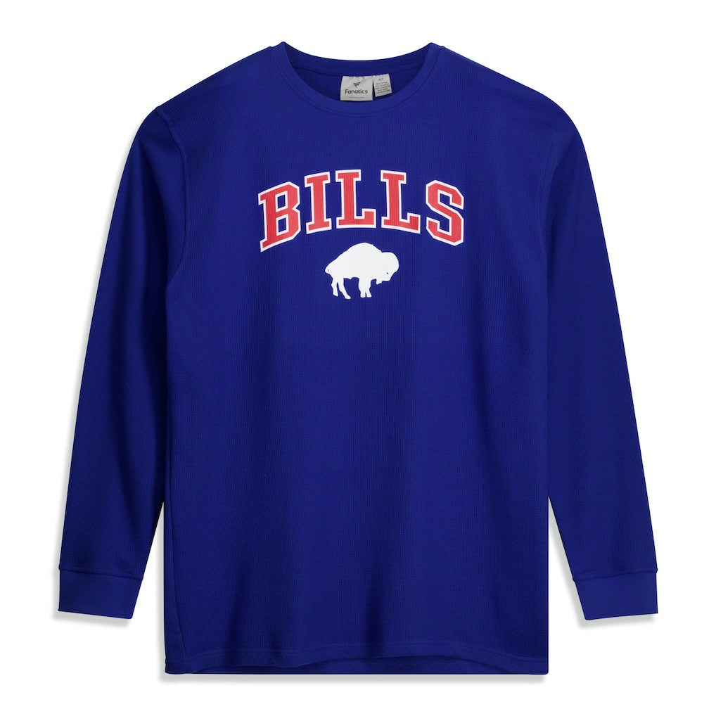 Buffalo Bills Big & Tall Throwback Thermal Long Sleeve T-Shirt Royal - Fanatics