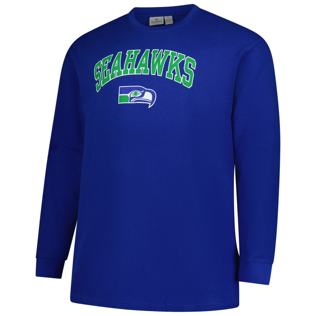 Seattle Seahawks Big & Tall Throwback Thermal Long Sleeve T-Shirt Royal - Fanatics