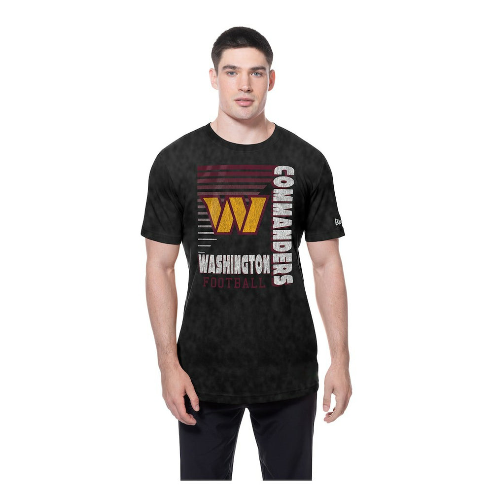 Washington Commanders New Era Enzyme Washed Oversized T-Shirt Black - NFL