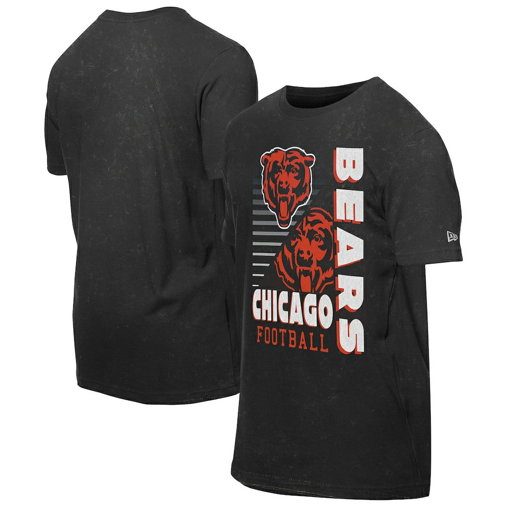 Chicago Bears New Era Enzyme Washed Oversized T-Shirt Black - NFL