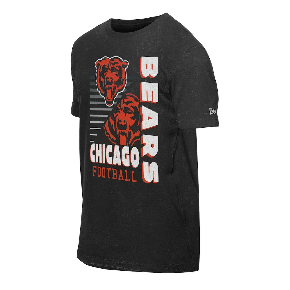 Chicago Bears New Era Enzyme Washed Oversized T-Shirt Black - NFL