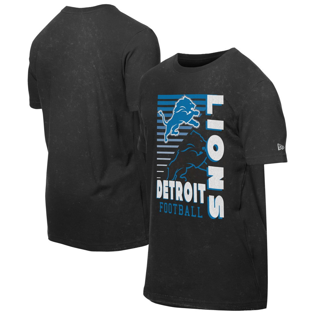 Detroit Lions New Era Enzyme Washed Oversized T-Shirt Black - NFL