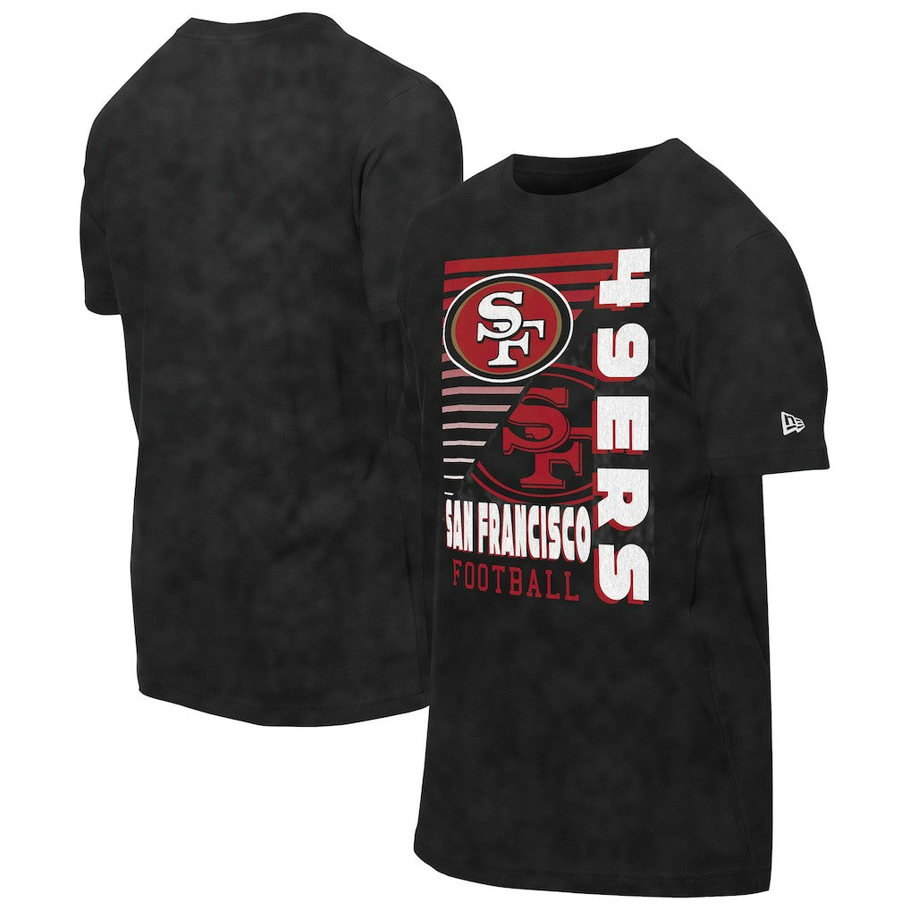 San Francisco 49ers New Era Enzyme Washed Oversized T-Shirt Black - NFL