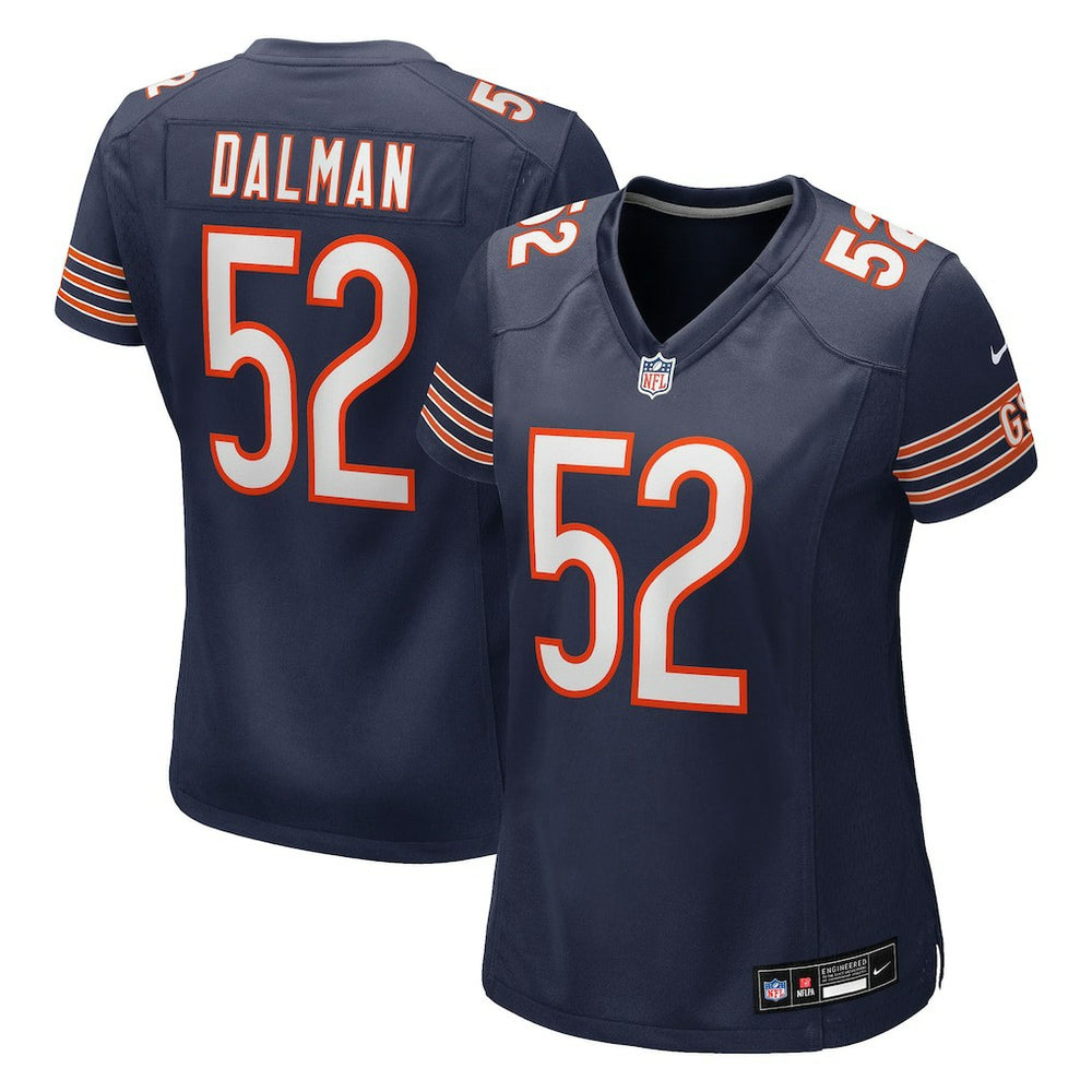 Drew Dalman Chicago Bears Women's Team Game Jersey Navy - Nike