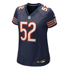 Drew Dalman Chicago Bears Women's Team Game Jersey Navy - Nike