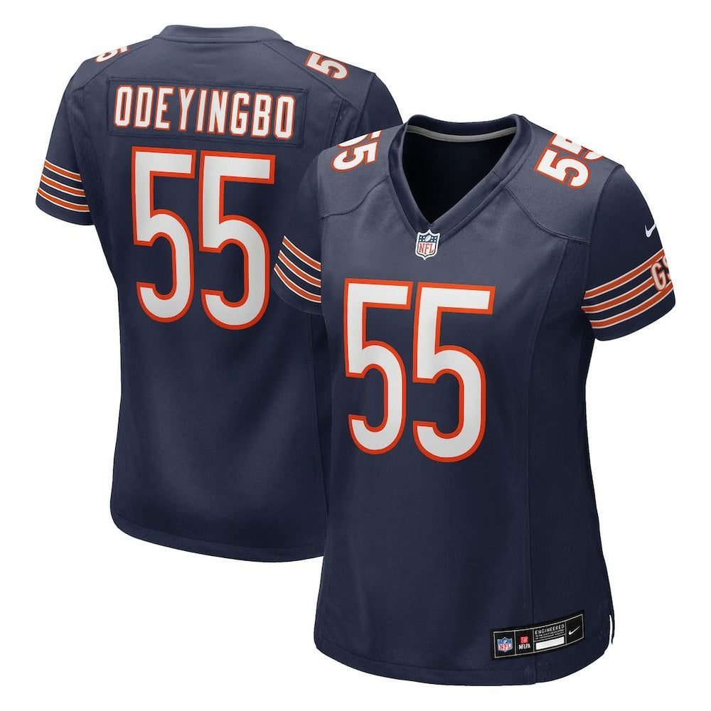 Dayo Odeyingbo Chicago Bears Women's Team Game Jersey Navy - Nike