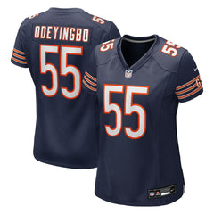 Dayo Odeyingbo Chicago Bears Women's Team Game Jersey Navy - Nike