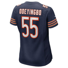 Dayo Odeyingbo Chicago Bears Women's Team Game Jersey Navy - Nike