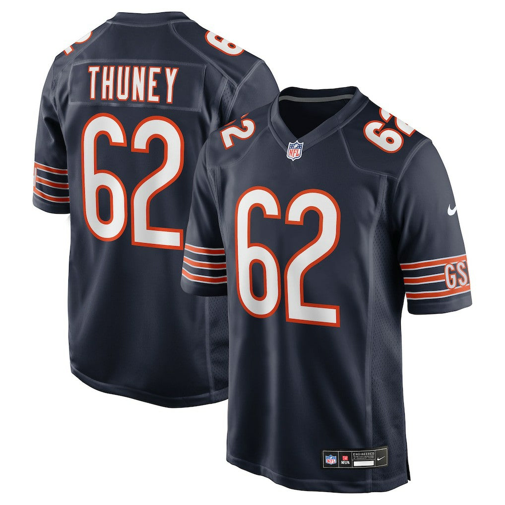 Joe Thuney Chicago Bears Team Game Jersey Navy - Nike
