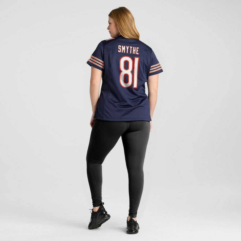 Durham Smythe Chicago Bears Women's Team Game Jersey Navy - Nike