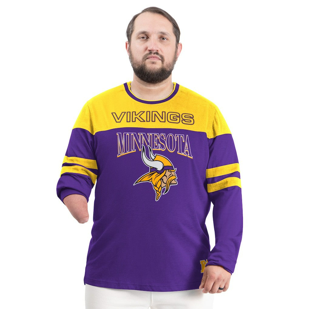 Minnesota Vikings G-III Sports by Carl Banks Adaptive Outlast Long Sleeve T-Shirt Purple/Gold - NFL