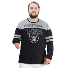 Las Vegas Raiders G-III Sports by Carl Banks Adaptive Outlast Long Sleeve T-Shirt Black/Silver - NFL