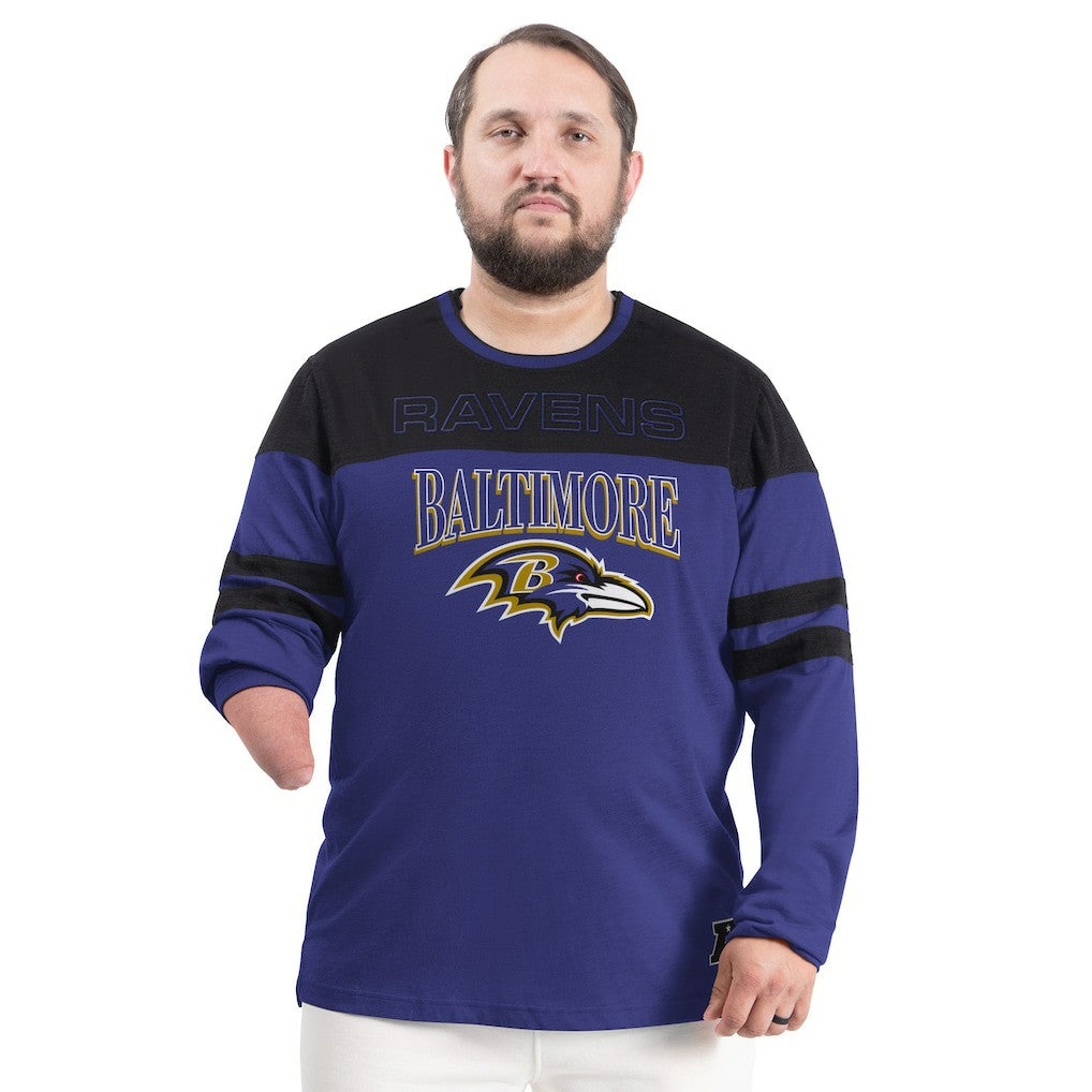 Baltimore Ravens G-III Sports by Carl Banks Adaptive Outlast Long Sleeve T-Shirt Purple/Black - NFL