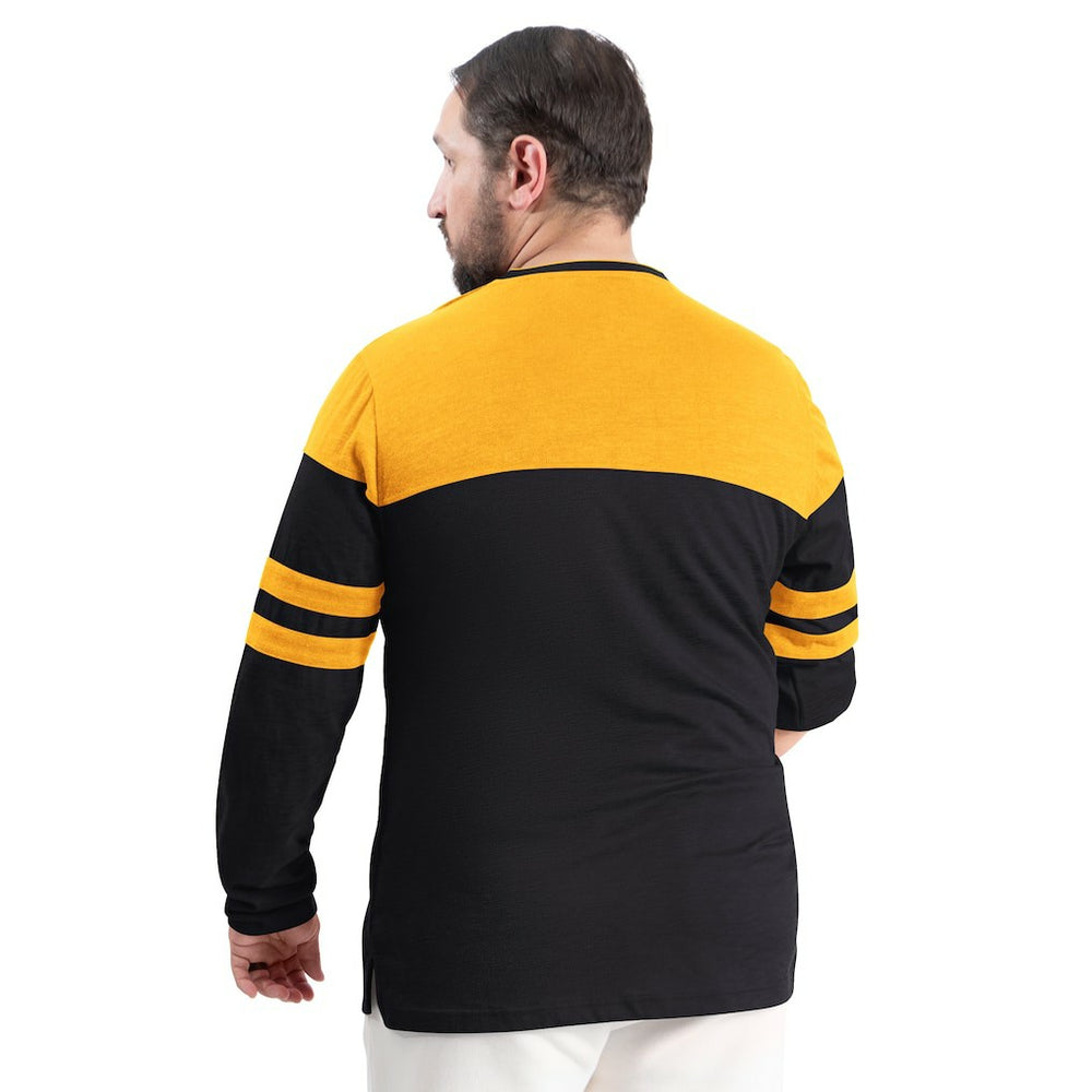 Pittsburgh Steelers G-III Sports by Carl Banks Adaptive Outlast Long Sleeve T-Shirt Black/Gold - NFL