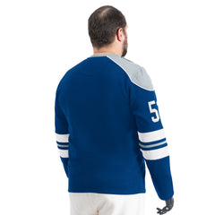 Indianapolis Colts G-III Sports by Carl Banks Adaptive Lord Stanley Crewneck Sweatshirt Royal - NFL