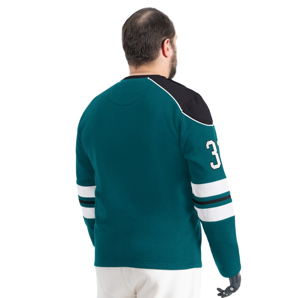 Philadelphia Eagles G-III Sports by Carl Banks Adaptive Lord Stanley Crewneck Sweatshirt Midnight Green - NFL