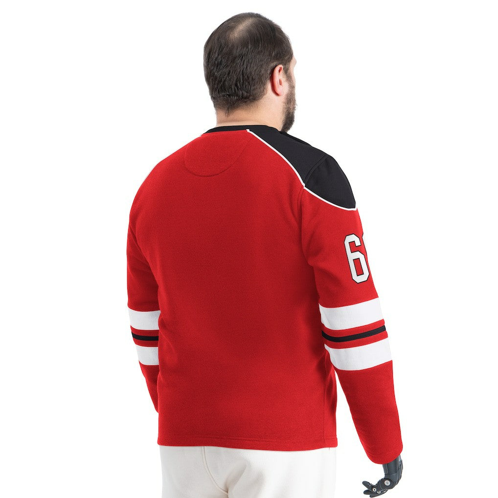 Atlanta Falcons G-III Sports by Carl Banks Adaptive Lord Stanley Crewneck Sweatshirt Red - NFL
