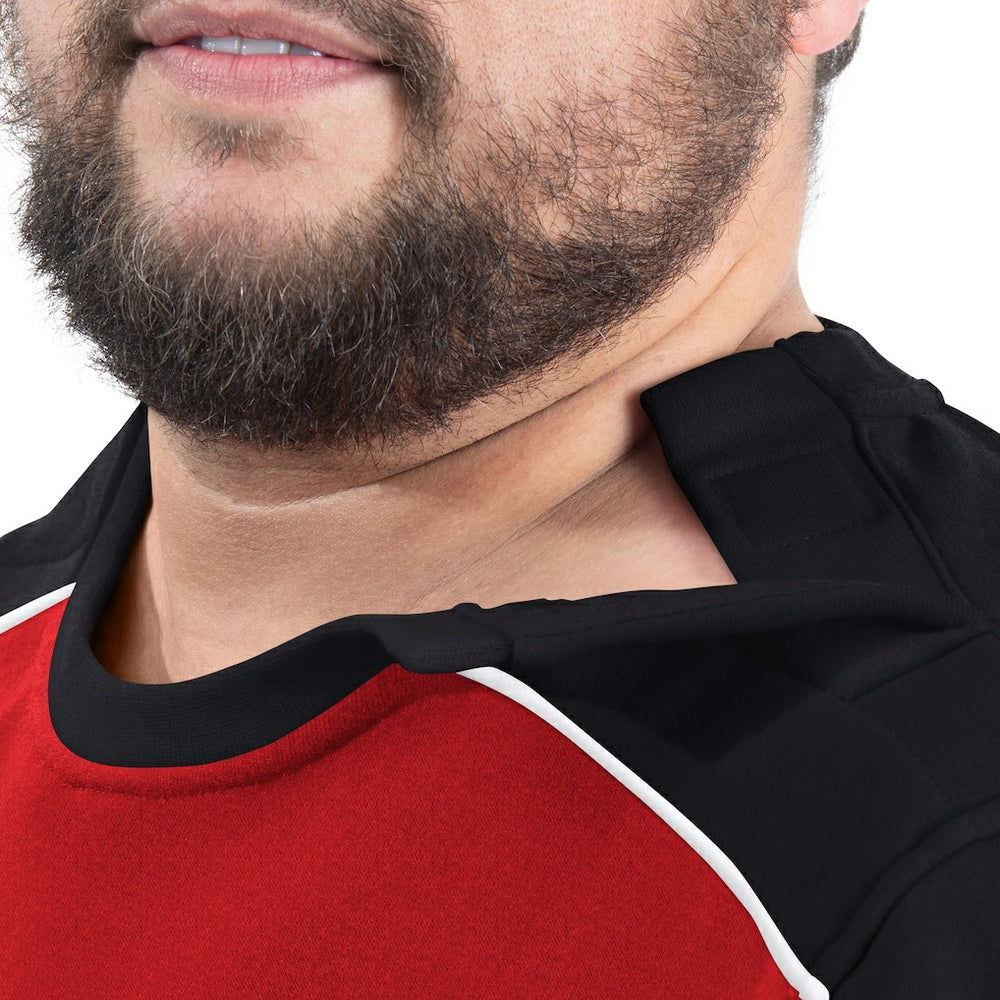 Atlanta Falcons G-III Sports by Carl Banks Adaptive Lord Stanley Crewneck Sweatshirt Red - NFL