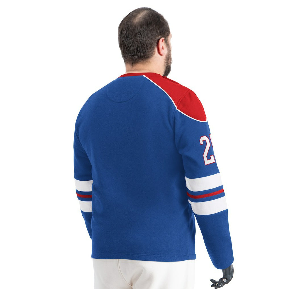 New York Giants G-III Sports by Carl Banks Adaptive Lord Stanley Crewneck Sweatshirt Royal - NFL