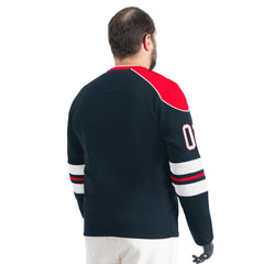 Houston Texans G-III Sports by Carl Banks Adaptive Lord Stanley Crewneck Sweatshirt Navy - NFL