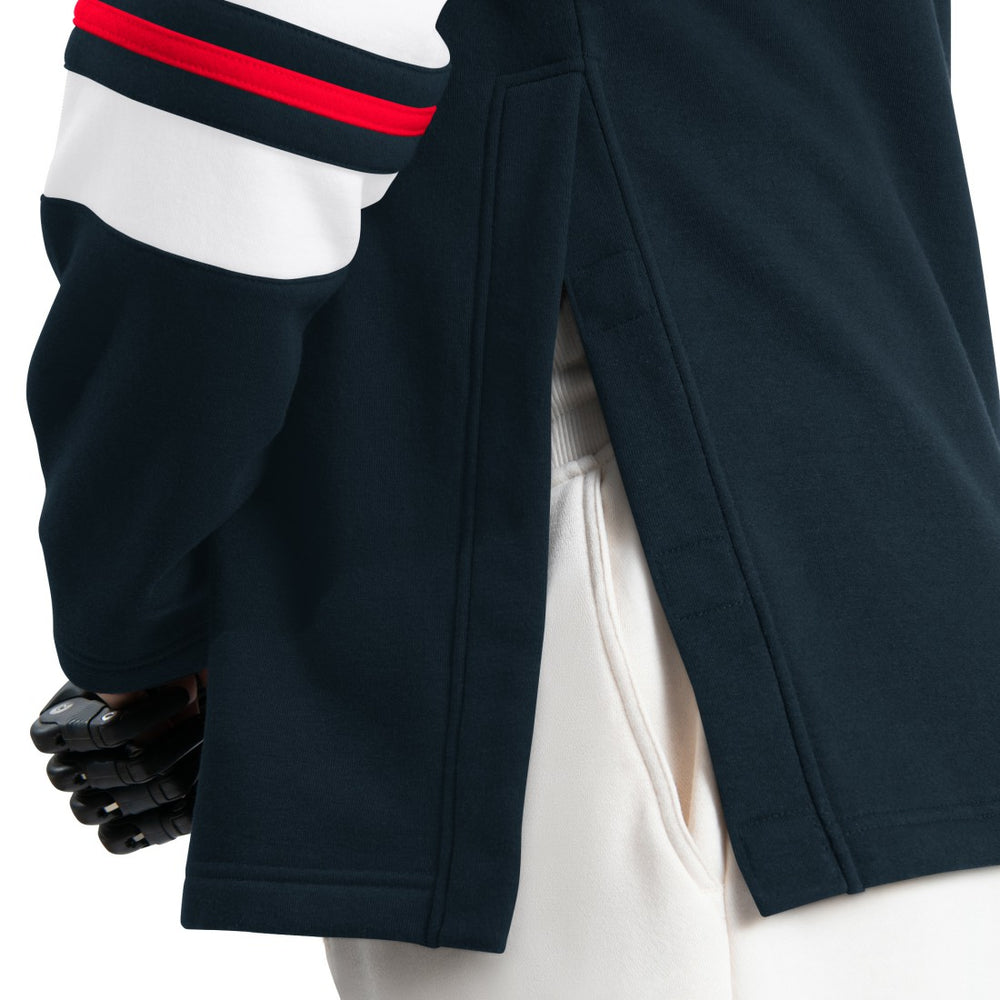 Houston Texans G-III Sports by Carl Banks Adaptive Lord Stanley Crewneck Sweatshirt Navy - NFL