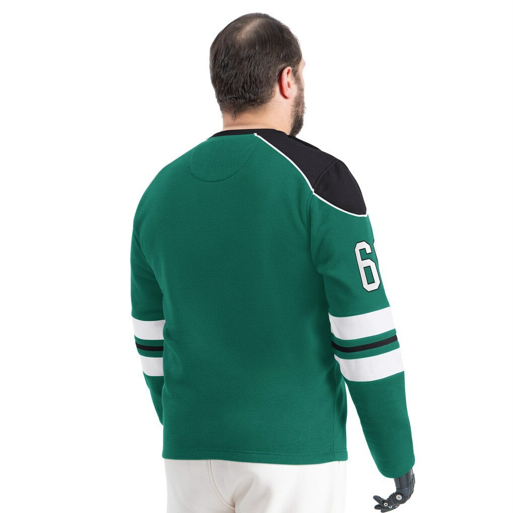 New York Jets G-III Sports by Carl Banks Adaptive Lord Stanley Crewneck Sweatshirt Green - NFL