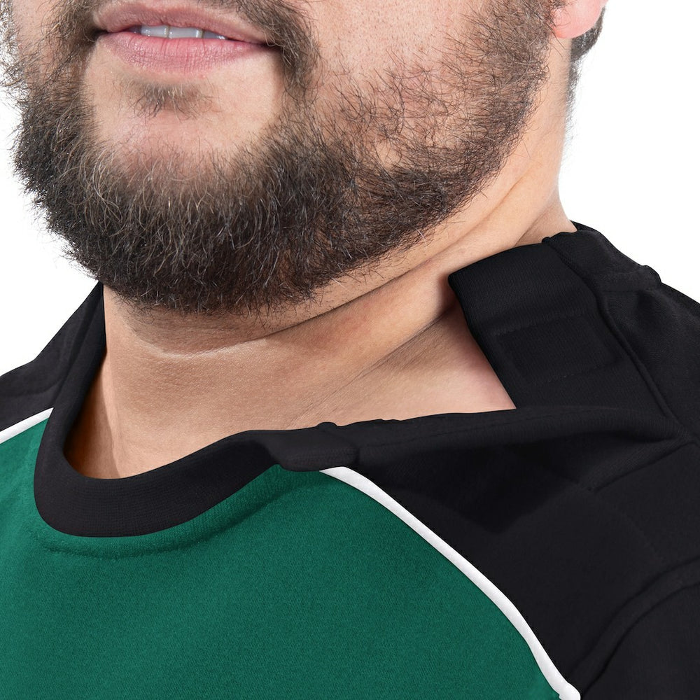 New York Jets G-III Sports by Carl Banks Adaptive Lord Stanley Crewneck Sweatshirt Green - NFL
