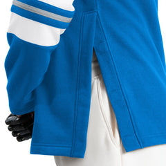 Detroit Lions G-III Sports by Carl Banks Adaptive Lord Stanley Crewneck Sweatshirt Blue - NFL