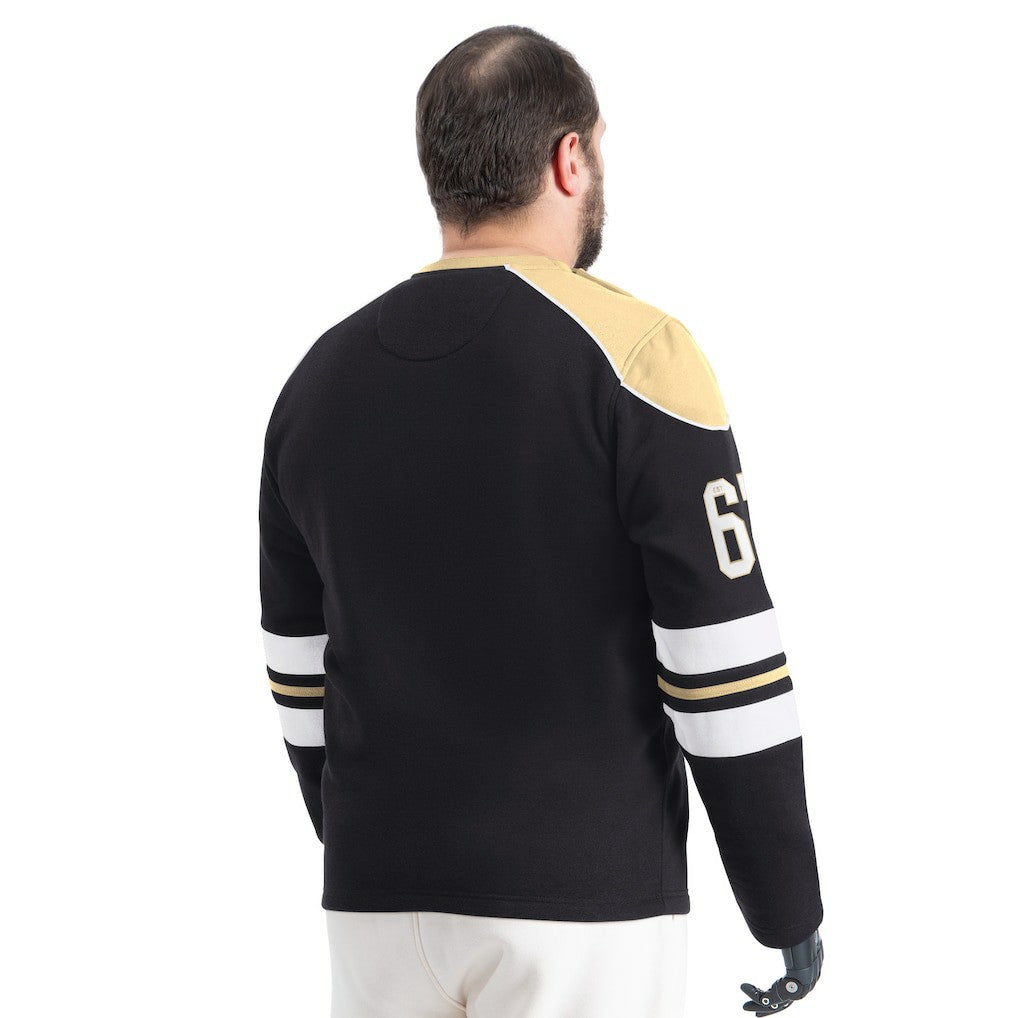 New Orleans Saints G-III Sports by Carl Banks Adaptive Lord Stanley Crewneck Sweatshirt Black - NFL