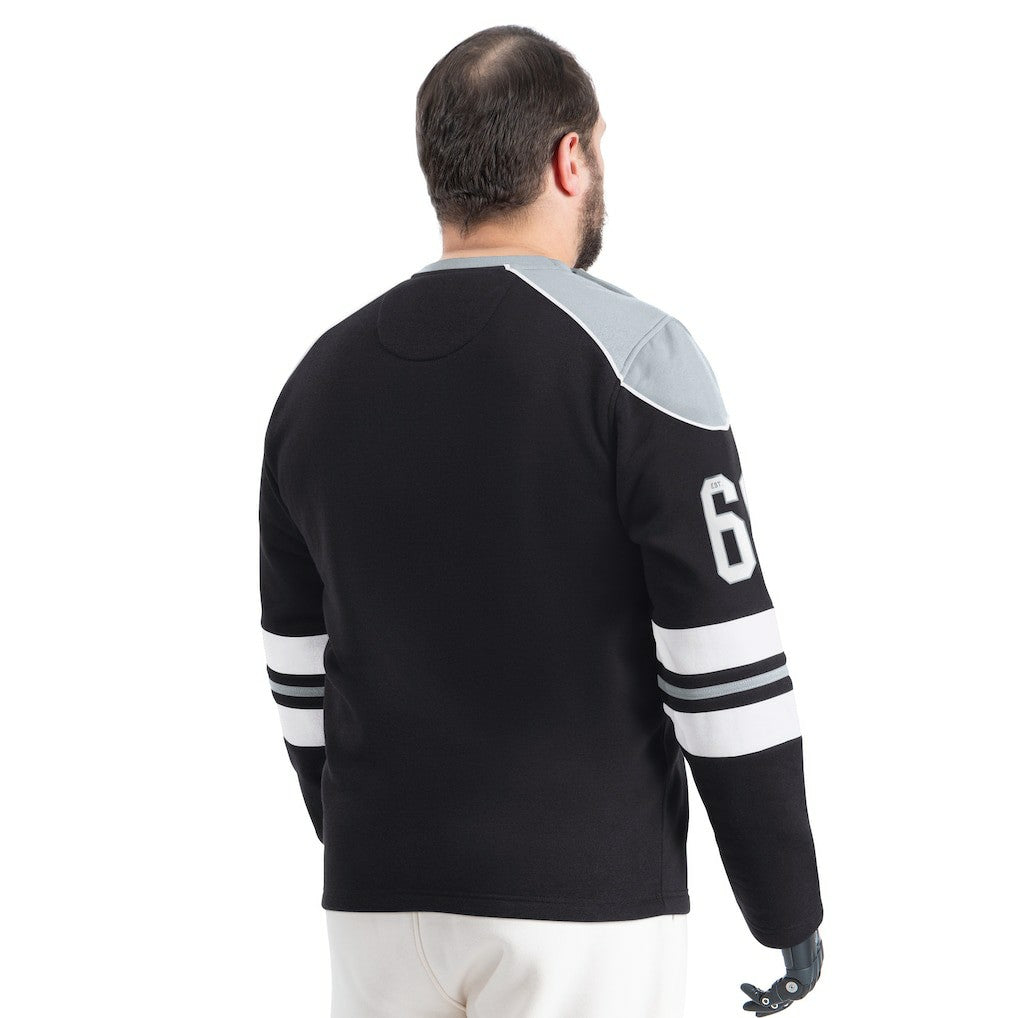 Las Vegas Raiders G-III Sports by Carl Banks Adaptive Lord Stanley Crewneck Sweatshirt Black - NFL