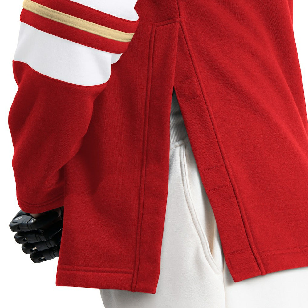 San Francisco 49ers G-III Sports by Carl Banks Adaptive Lord Stanley Crewneck Sweatshirt Scarlet - NFL