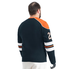 Chicago Bears G-III Sports by Carl Banks Adaptive Lord Stanley Crewneck Sweatshirt Navy - NFL