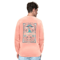 Tampa Bay Buccaneers Margaritaville Five O'Clock Henley Long Sleeve T-Shirt Coral - NFL