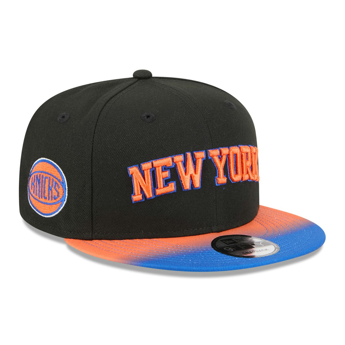 New Era - New York Knicks Jersey Hook Statement Edition 9FIFTY Snapback Hat - Black/Blue
